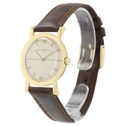 Vacheron Constantin Silver Sector Dial 18k Yellow Gold 32mm Wind Up Watch 4898