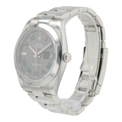 Rolex Datejust 41 Wimbledon Steel Grey Dial 41mm Automatic Mens Watch 126300