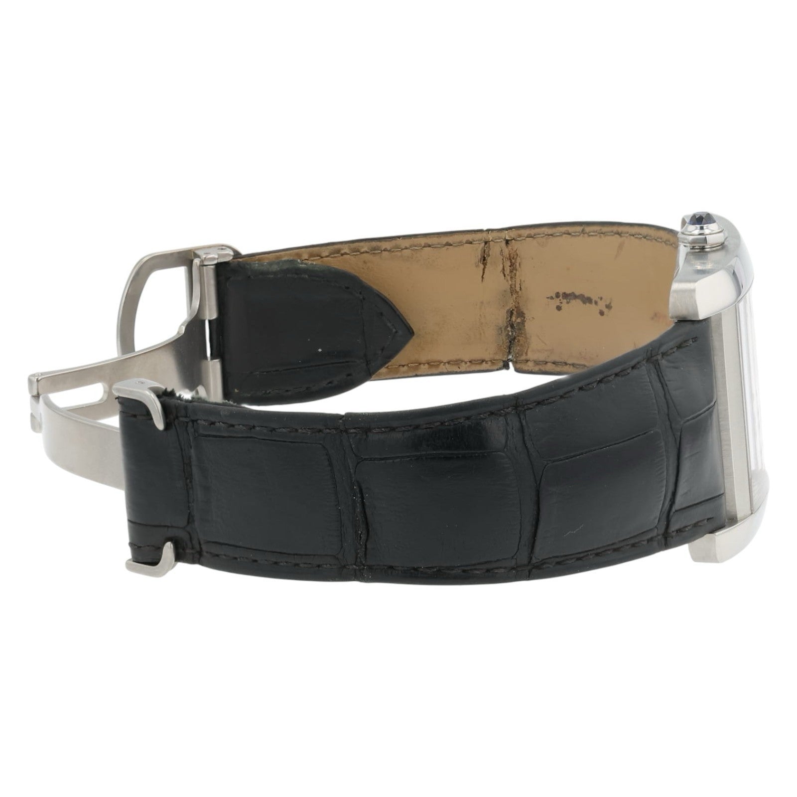 Cartier Tank MC Large Model 34mm Silver Dial Automatic Steel W5330003 3589