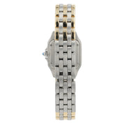Cartier Panthere 3 Row Silver Dial Steel 22mm Quartz Women's Watch 1057917
