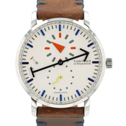 Louis Erard Le Regulateur Silver Dial Steel 40mm Manual Wind Mens Watch