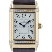 Jaeger‑LeCoultre Reverso Duetto Classique 18k Rose Gold Diamond Women's Watch