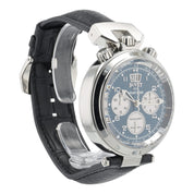 NEW 2025 Bovet Sportster Saguaro Steel Blue Dial 46mm Auto Men's Watch SP0477