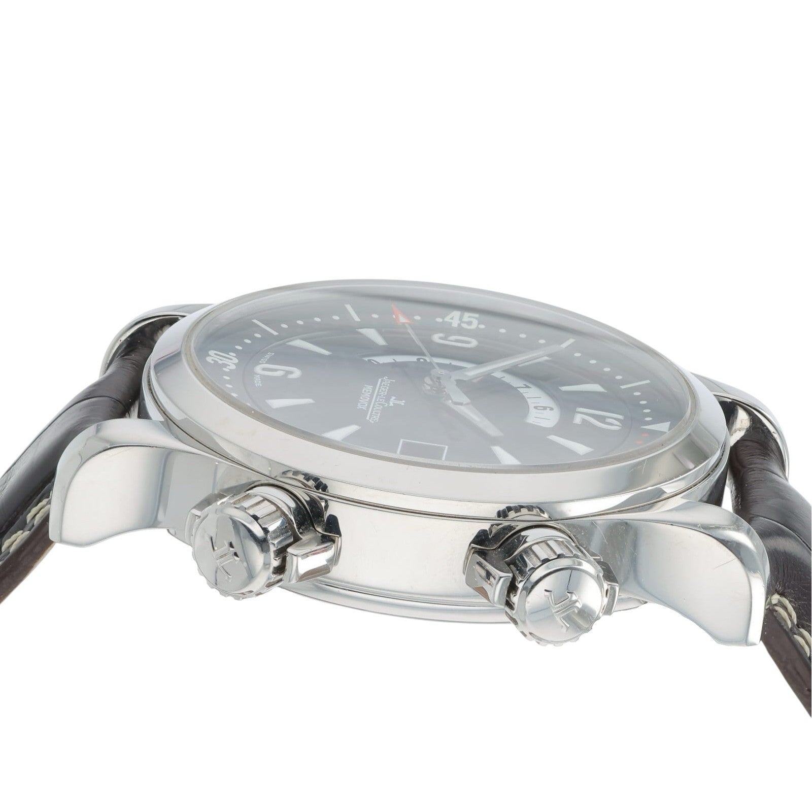 Jaeger-LeCoultre Memovox Steel Black Dial 41mm Automatic Watch 146.8.97/1