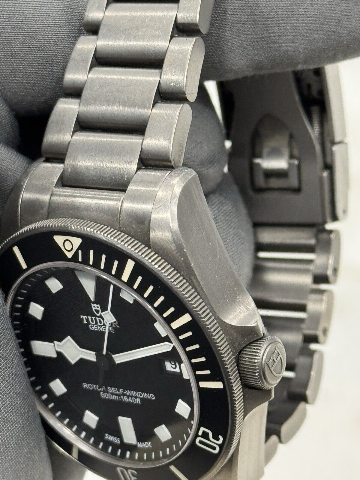 2016 TUDOR Pelagos Black Dial  25500TN Automatic Titanium Mens Watch