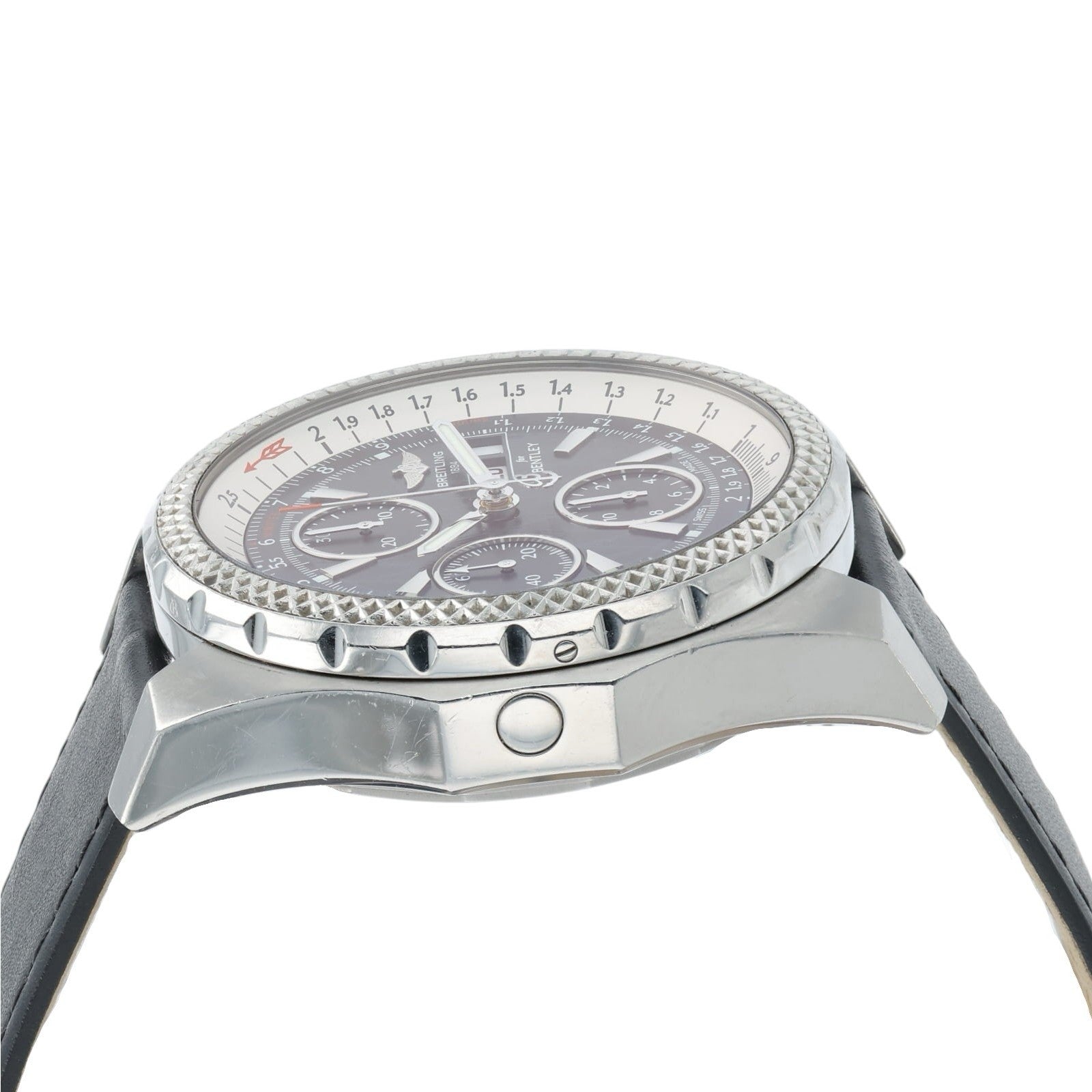 Breitling Bentley GT Black Dial Stainless Steel 44mm Automatic Mens Watch A13363