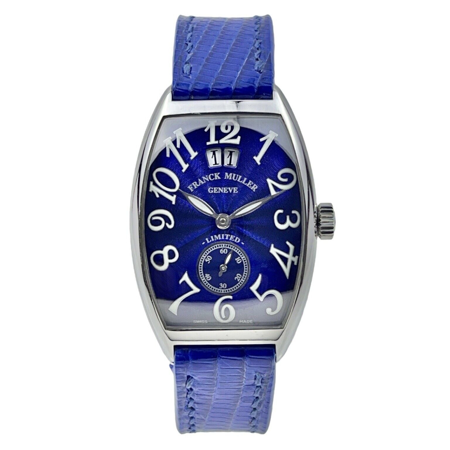 Franck Muller Curvex Limited Edition Steel Blue 30mm Automatic Men’s Watch 2851