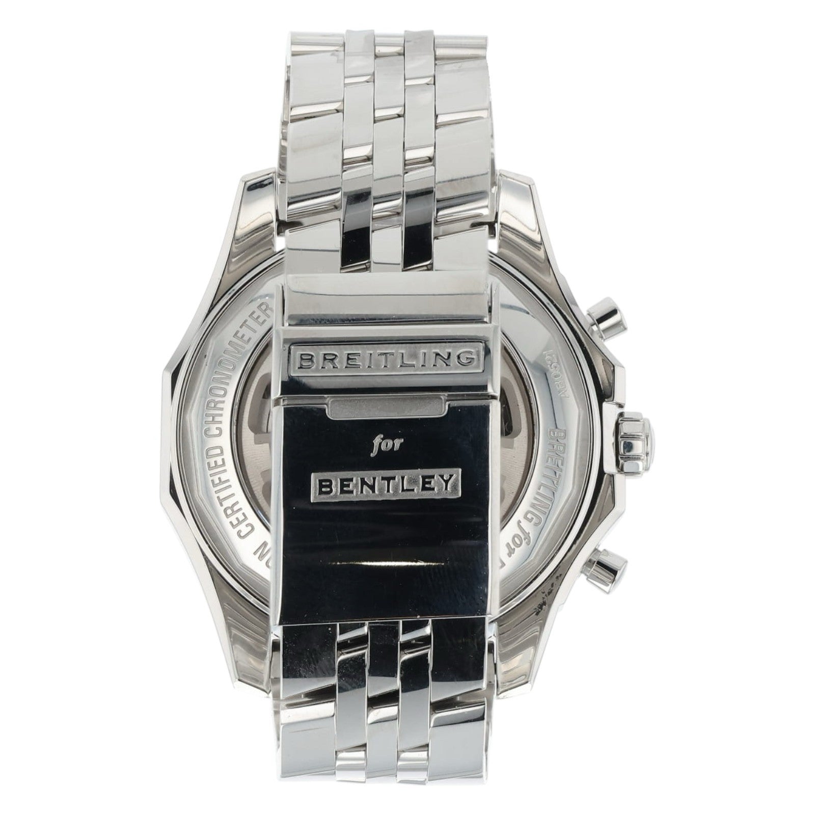 Breitling Bentley B05 Unitime Steel Black Dial 49mm Automatic Mens Watch AB0521