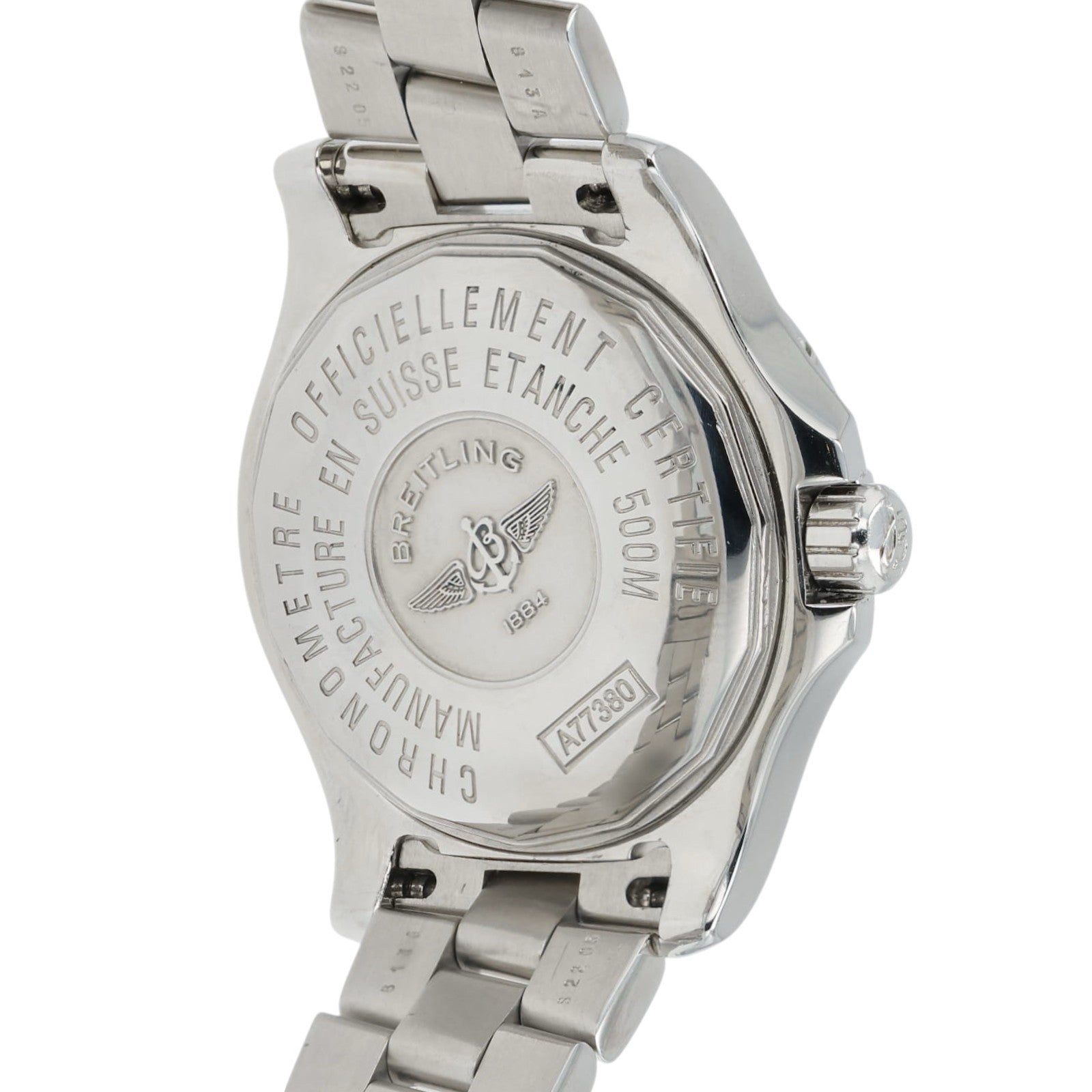 Breitling Colt Ladies Black Dial Stainless Steel 33mm Quartz Ladies Watch A77380