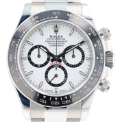 Rolex Daytona Panda Steel White Dial 40mm Automatic Men’s Watch 126500LN