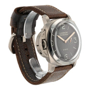 Panerai Luminor 8 Day Left Hand Black Dial Titanium Manual Winding 47mm PAM00368