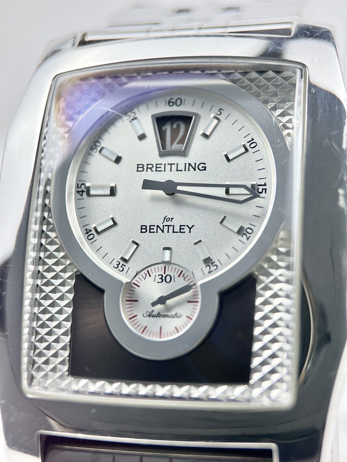 Breitling Bentley Flying B 39mm Automatic Silver Dial Men's SS Watch A2836212