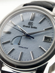 Grand Seiko Skyflake Stainless Steel Icy Blue Dial 40.2mm Automatic Mens SBGA407