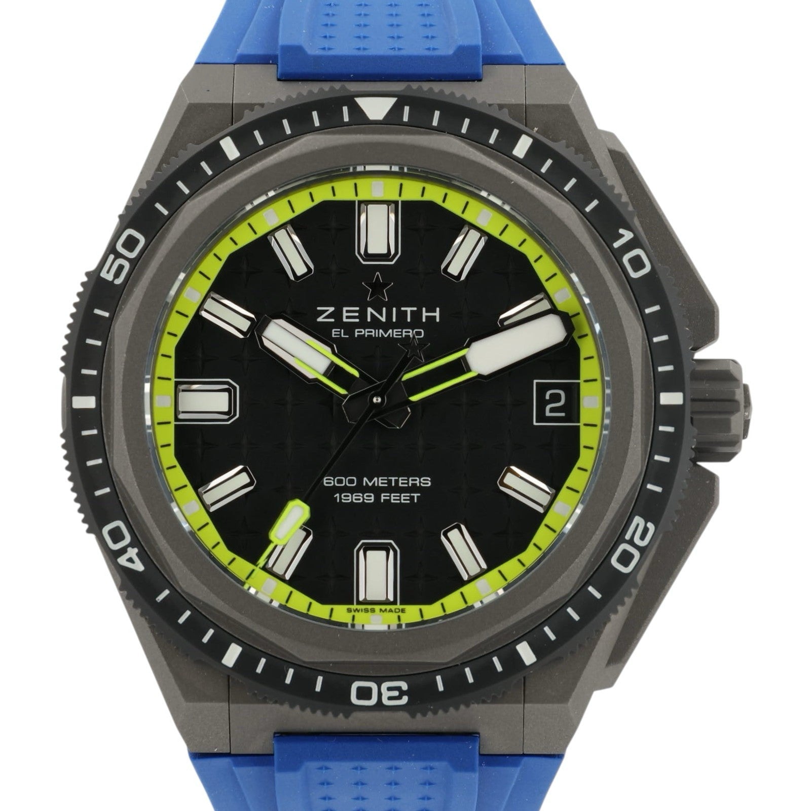 Zenith El Primero Black Dial Titanium 42.5mm Automatic Men’s Watch 97.9600.36260