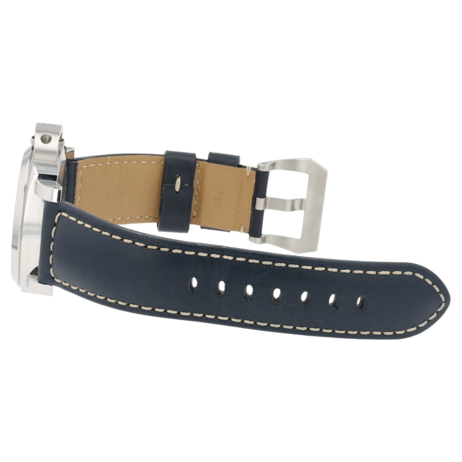 Panerai Luminor Blue Dial Stainless Steel 44mm Manual Wind Mens Watch PAM1085