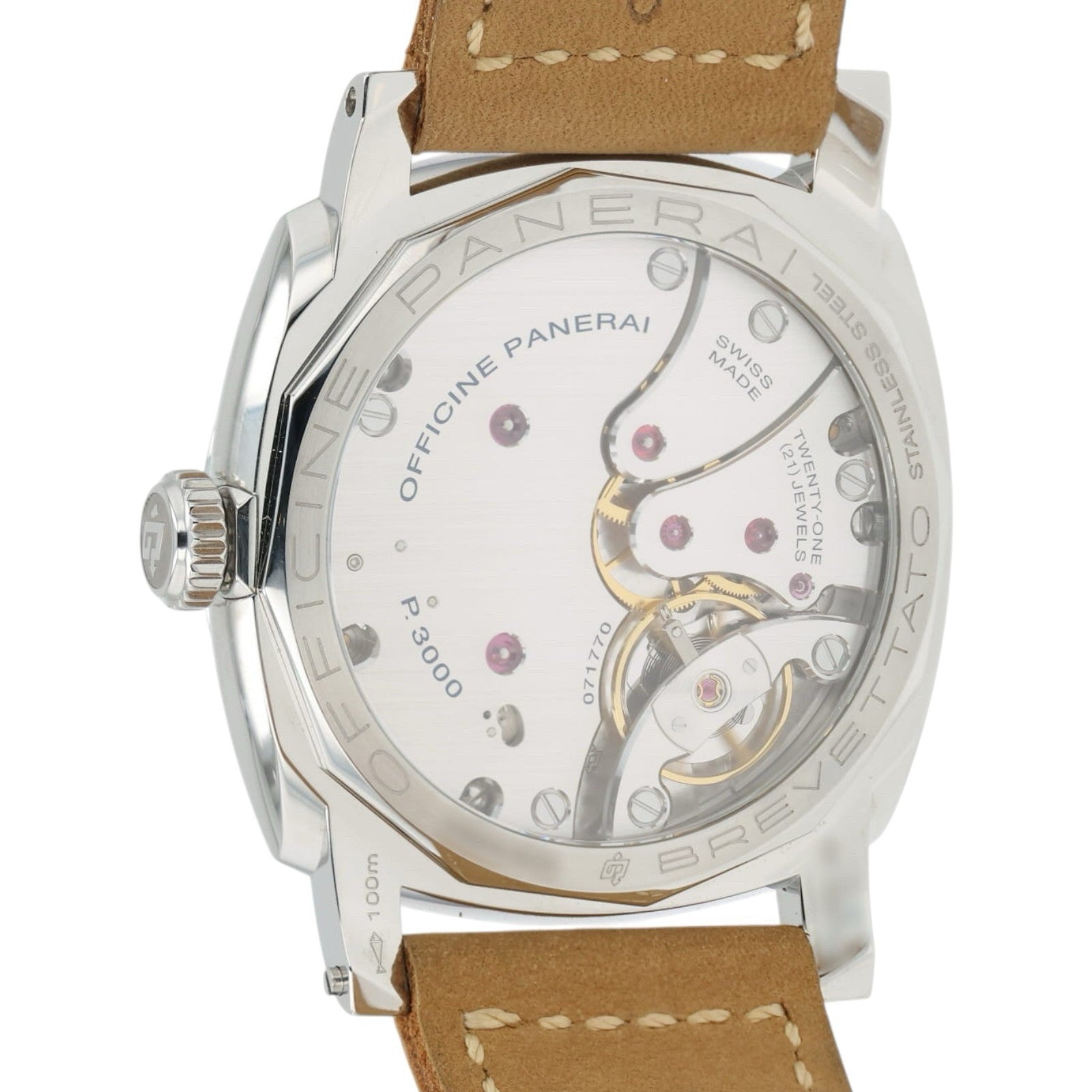 Panerai Radiomir Champagne Dial Stainless Steel 47mm Manual Wind Men’s PAM00791