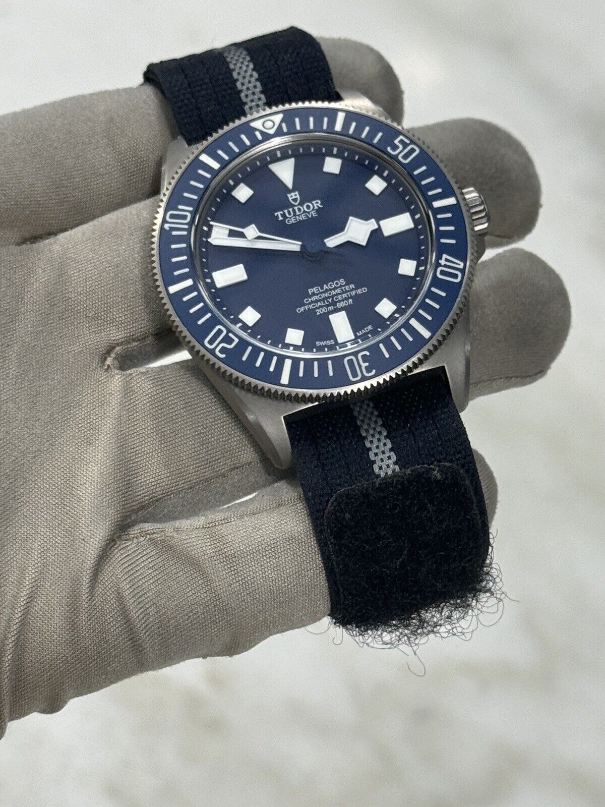 2023 Tudor Pelagos FXD 42mm Navy Blue Dial Titanium 25707B/23 Watch - Box/Papers