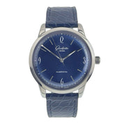 Glashutte Original Sixties Steel Blue Dial 39mm Automatic Mens 1-39-52-06-02-04