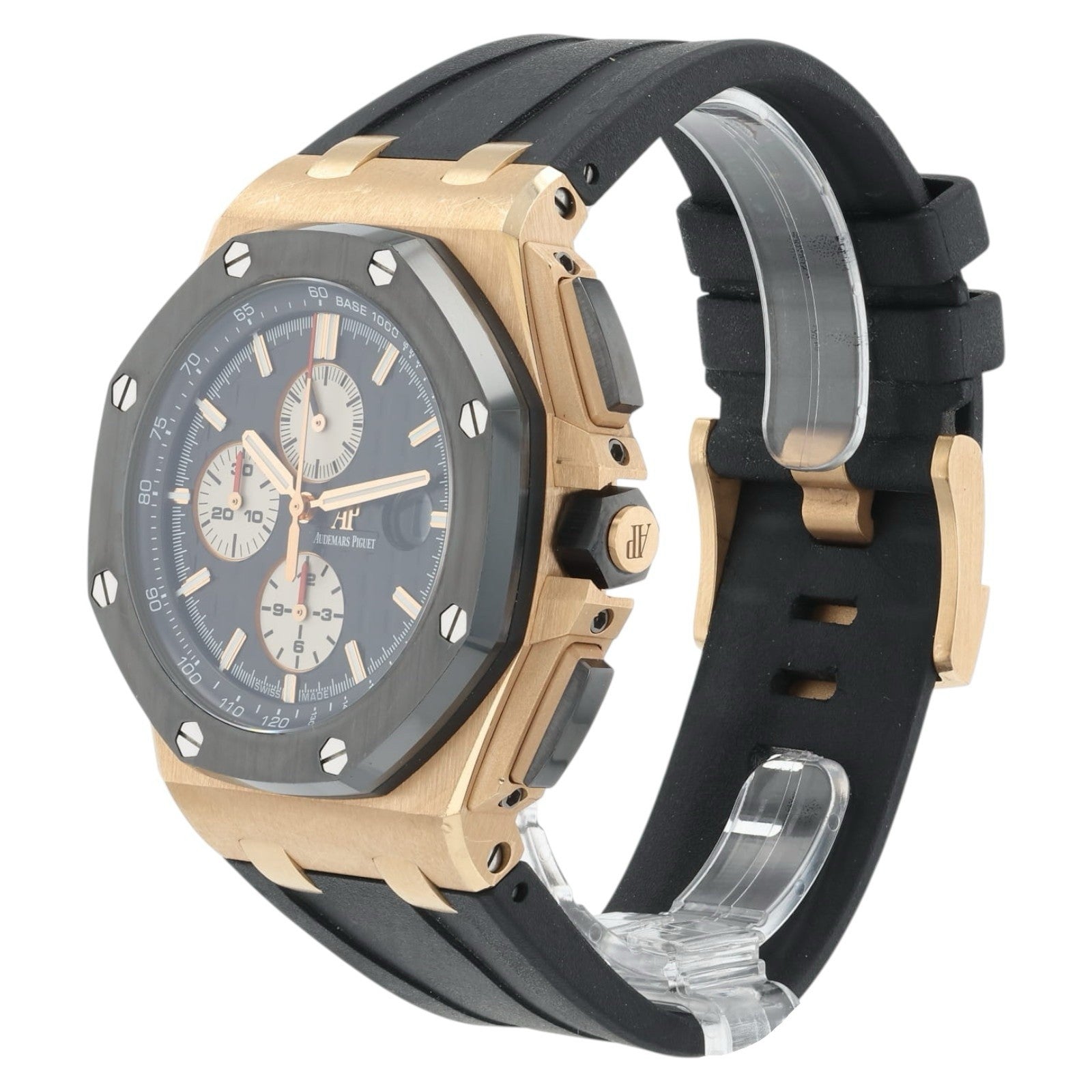 Audemars Piguet Royal Oak 18k Rose Gold Black Dial 44mm Automatic Men’s 26401RO