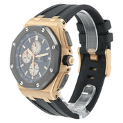 Audemars Piguet Royal Oak 18k Rose Gold Black Dial 44mm Automatic Men’s 26401RO