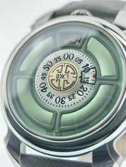 Gaga Laboratorio Stainless Steel Green Dial 42mm Automatic Mens Watch LM-50-001
