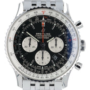 Breitling Navitimer 1 B01 Stainless Steel Black Dial 46mm Automatic Mens AB0127