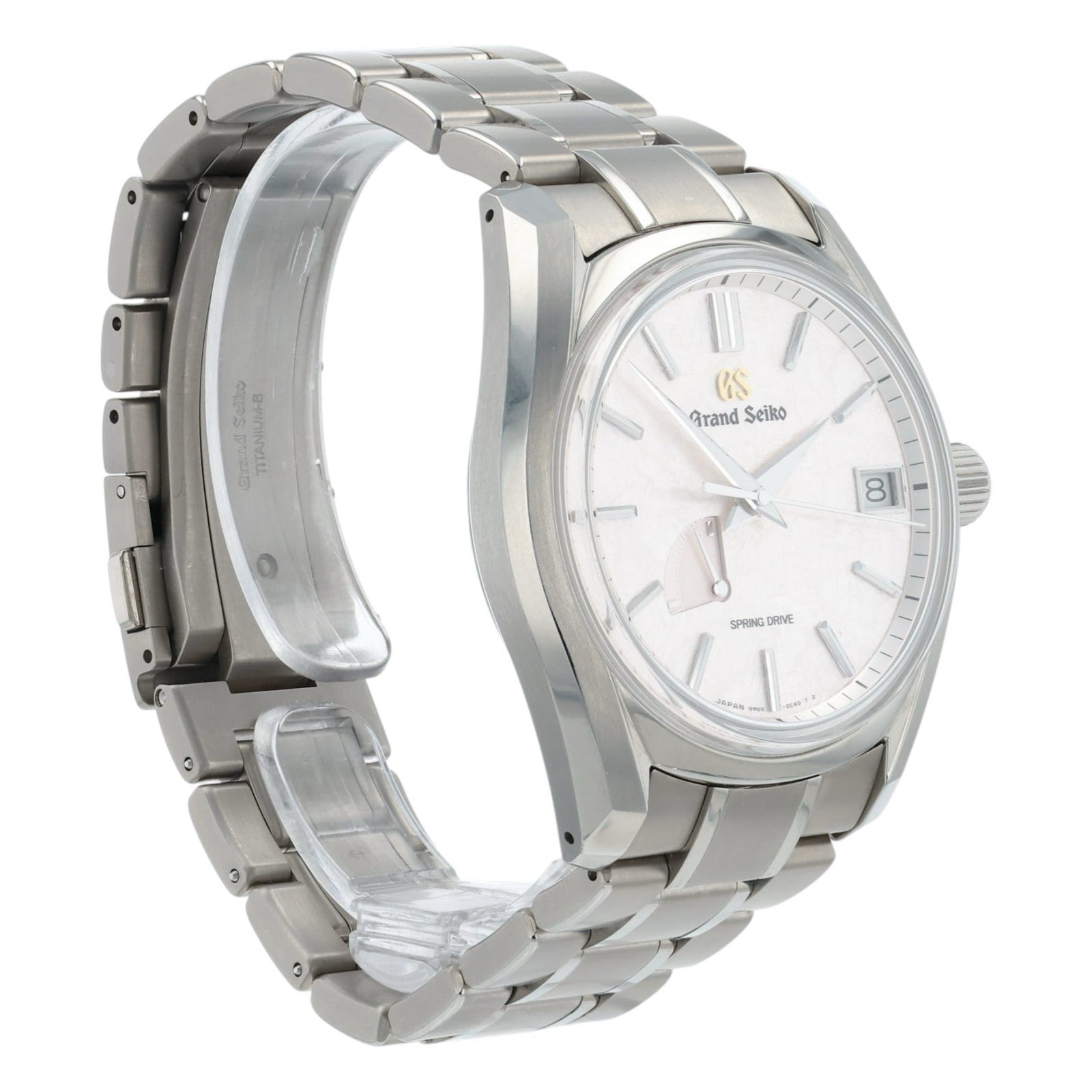 Grand Seiko Heritage Collection “Shunbun” Pink Dial Titanium 40mm Mens SBGA413