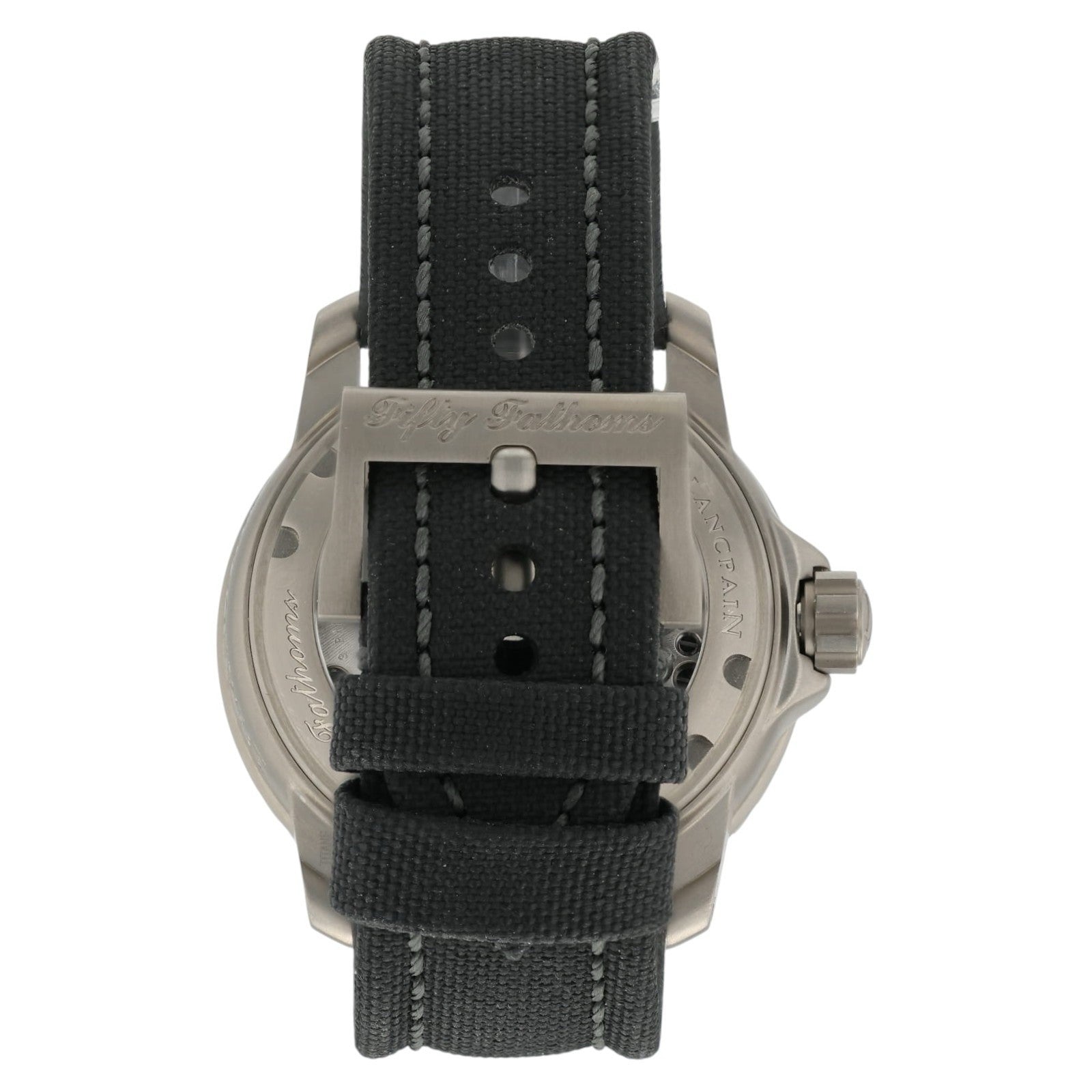 Blancpain Fifty Fathoms Black Dial Titanium 45mm Automatic Mens 5050 12B30 B52A