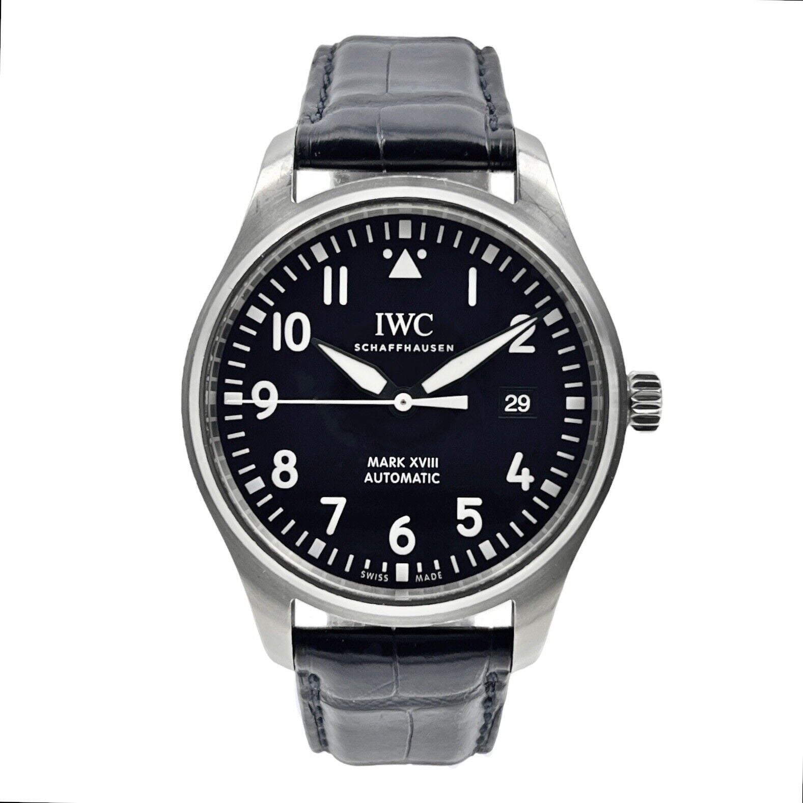 IWC Pilot's Watch Mark XVIII Black Dial Stainless Steel 40mm IW327001 Auto Watch