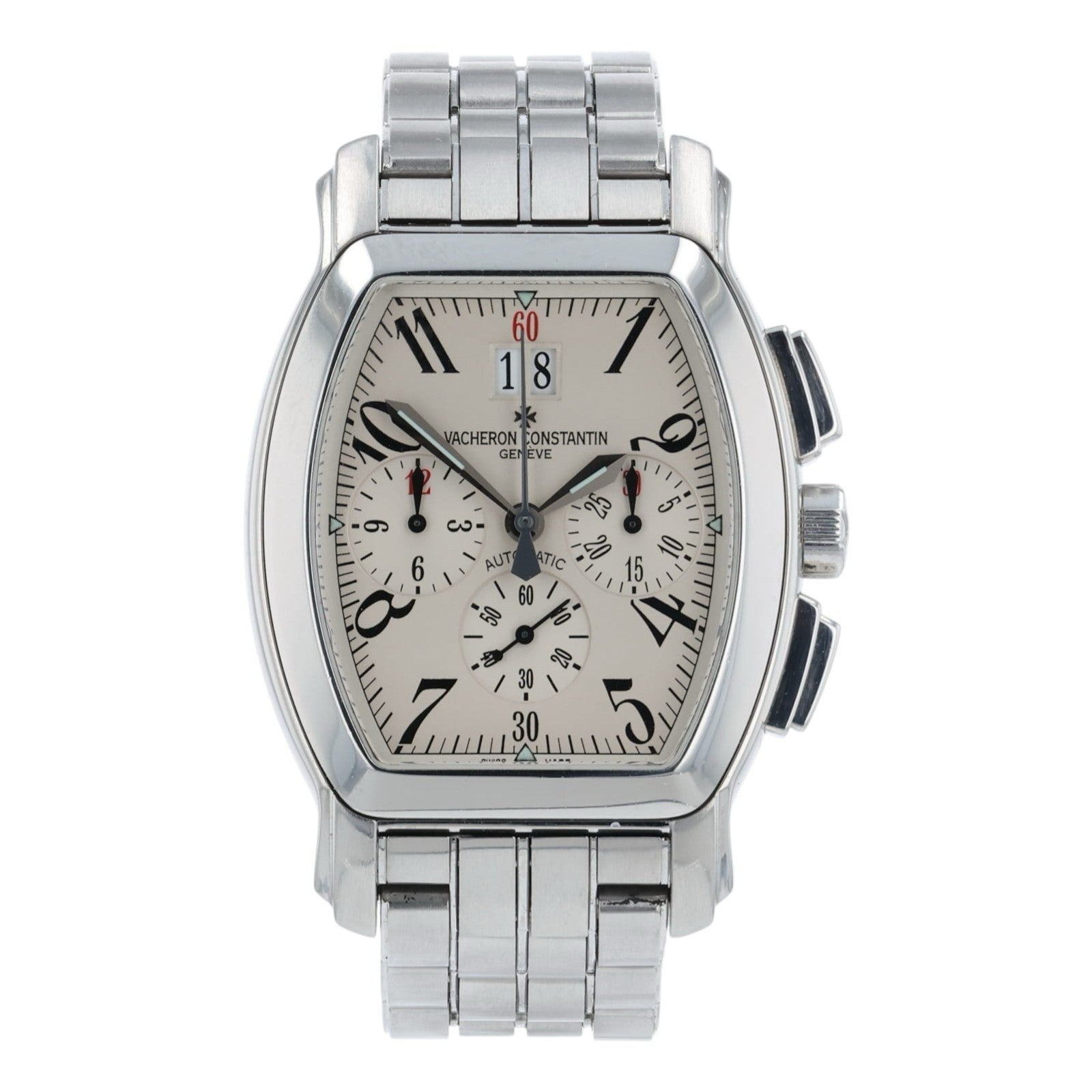 Vacheron Royal Eagle Stainless Steel Silver Dial 35mm Automatic Mens Watch 49145