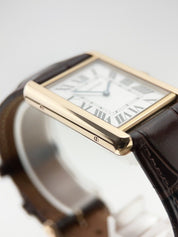 Cartier Tank Solo 18k Rose Gold And Steel Men’s Quartz Watch 3167