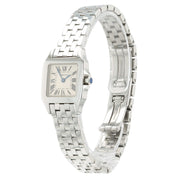 Cartier Santos Demoiselle Silver Dial Small Steel 21mm Quartz Womens WSPN0019