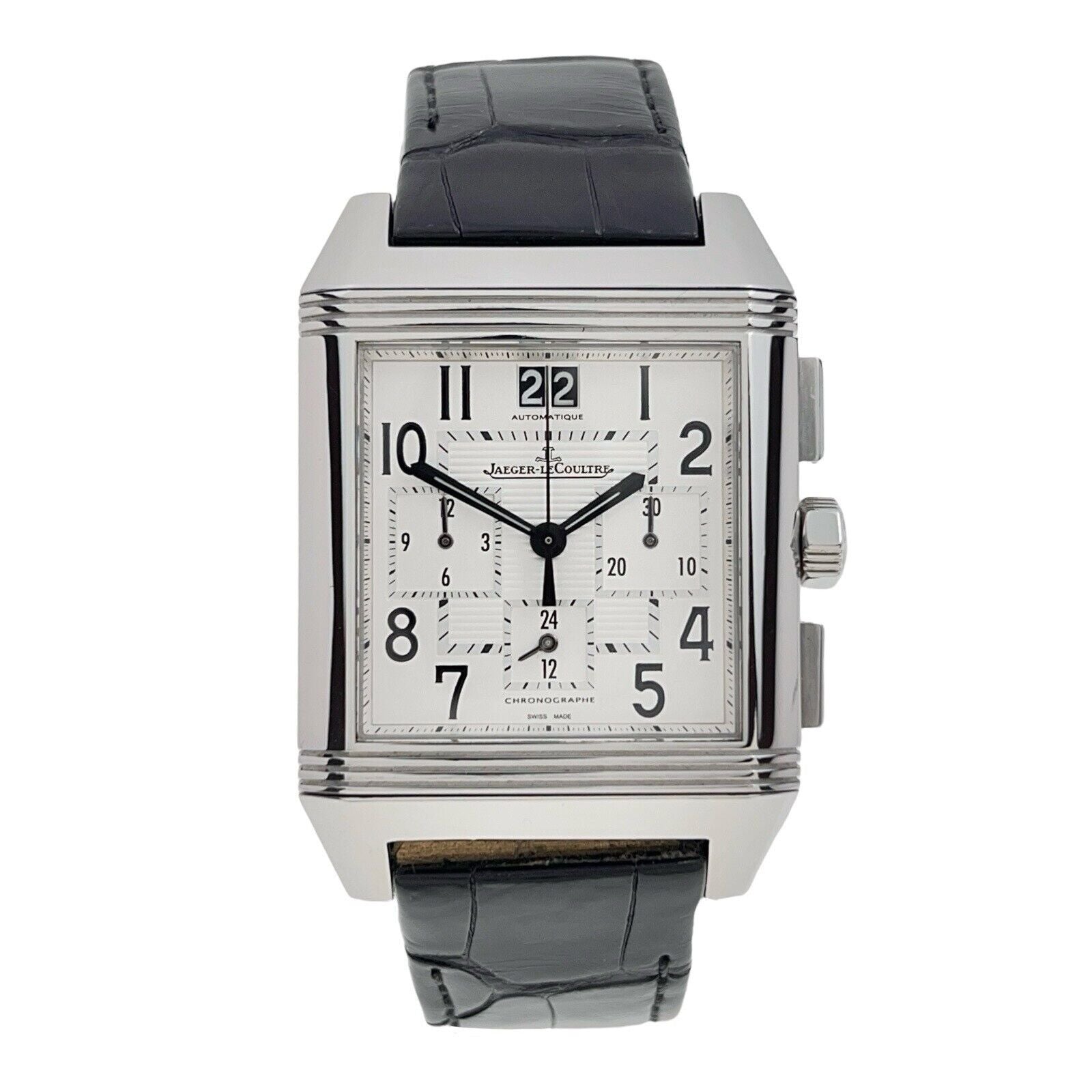 Jaeger LeCoultre Reverso Squadra Stainless Steel Chronograph GMT Q7018420