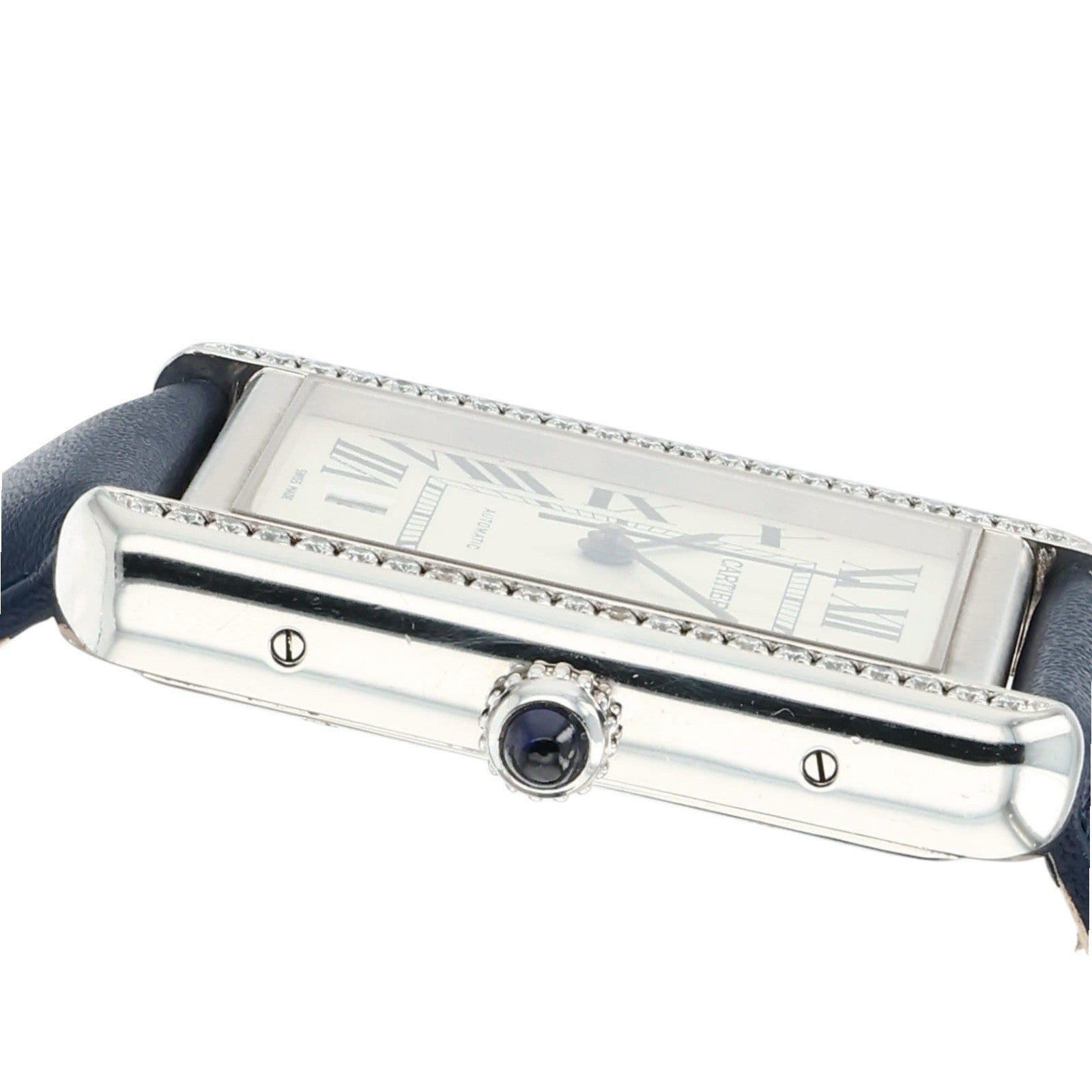 Cartier Tank Solo Stainless Steel Silver Dial 31mm Automatic Mens Watch W5200028