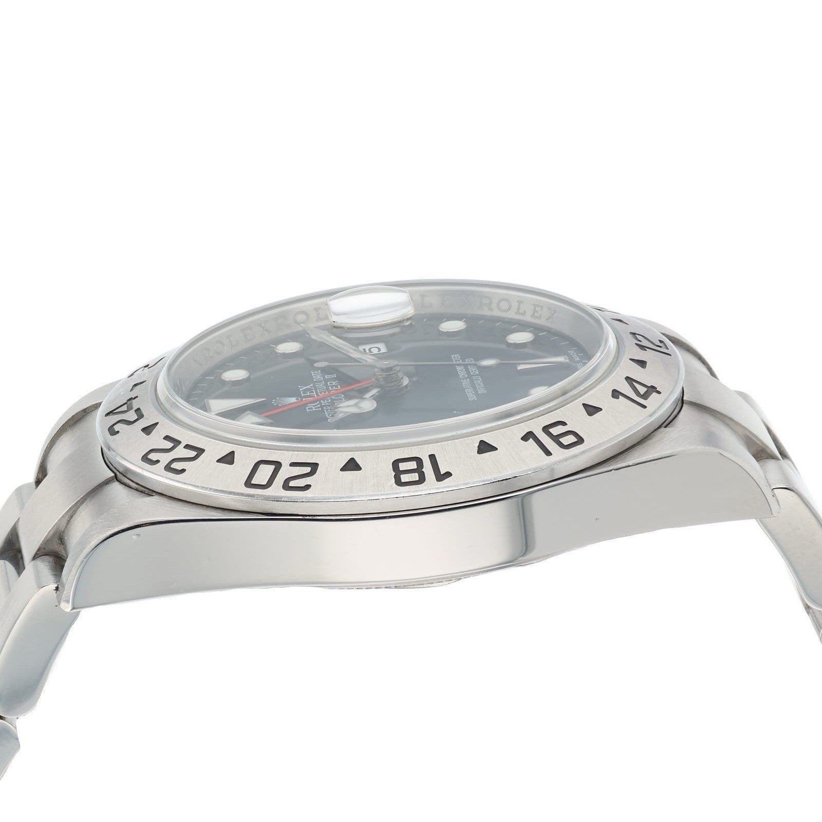 Rolex Explorer II Stainless Steel Black Dial 40mm Automatic Mens Watch 16570