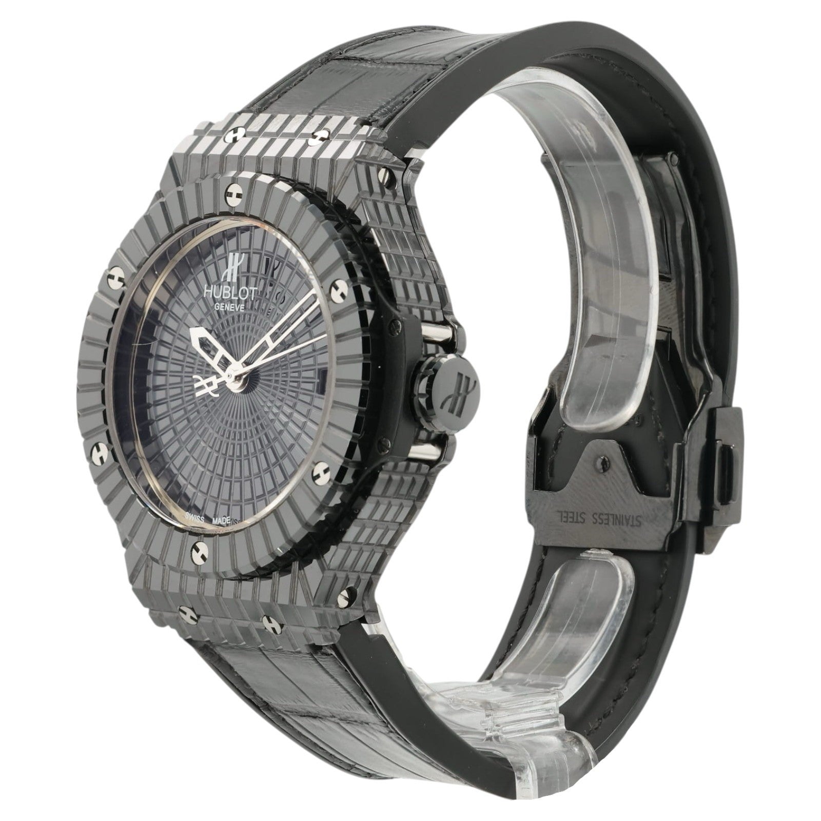 Hublot Big Bang Caviar Black Dial Ceramic 41mm Automatic Mens 346.CX.1800.RX