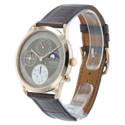 NEW Hermes Quantieme 18k Rose Gold Brown Dial 39.5mm Automatic Watch 408038WW00