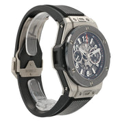 Hublot Big Bang Matte Skeleton Dial Titanium 45mm Automatic Mens 411.NM.1170.RX