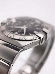 Omega Constellation Stainless Steel Black Dial 38mm Quartz Mens Watch 1513.51.00