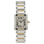 Cartier Tank Francaise Silver Color Dial Gold & Steel 20mm Quartz W51007Q4