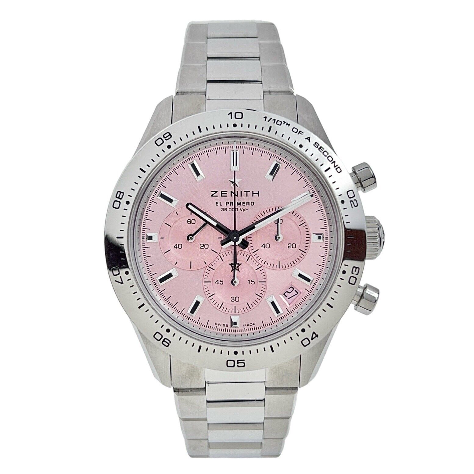 NEW 2024 Zenith Chronomaster Sport Pink Steel 41mm Automatic Men’s Watch