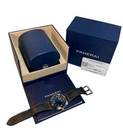 Panerai Radiomir Stainless Steel Blue Dial 45mm Manual Wind Mens Watch PAM01383