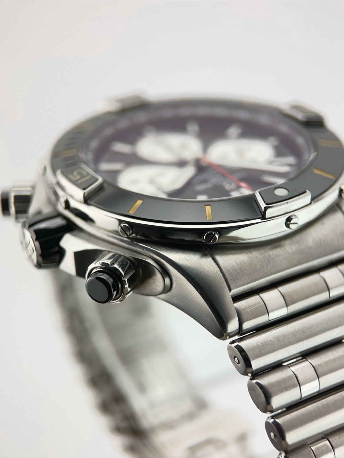 Breitling Chronomat Stainless Steel Black Dial 44mm Automatic Men’s Watch AB0136
