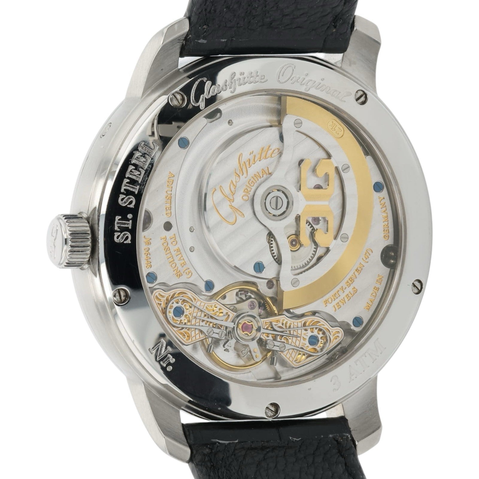 Glashutte Original PanoMaticLunar Steel gray Dial 42mm Automatic 90-02-36-12-05