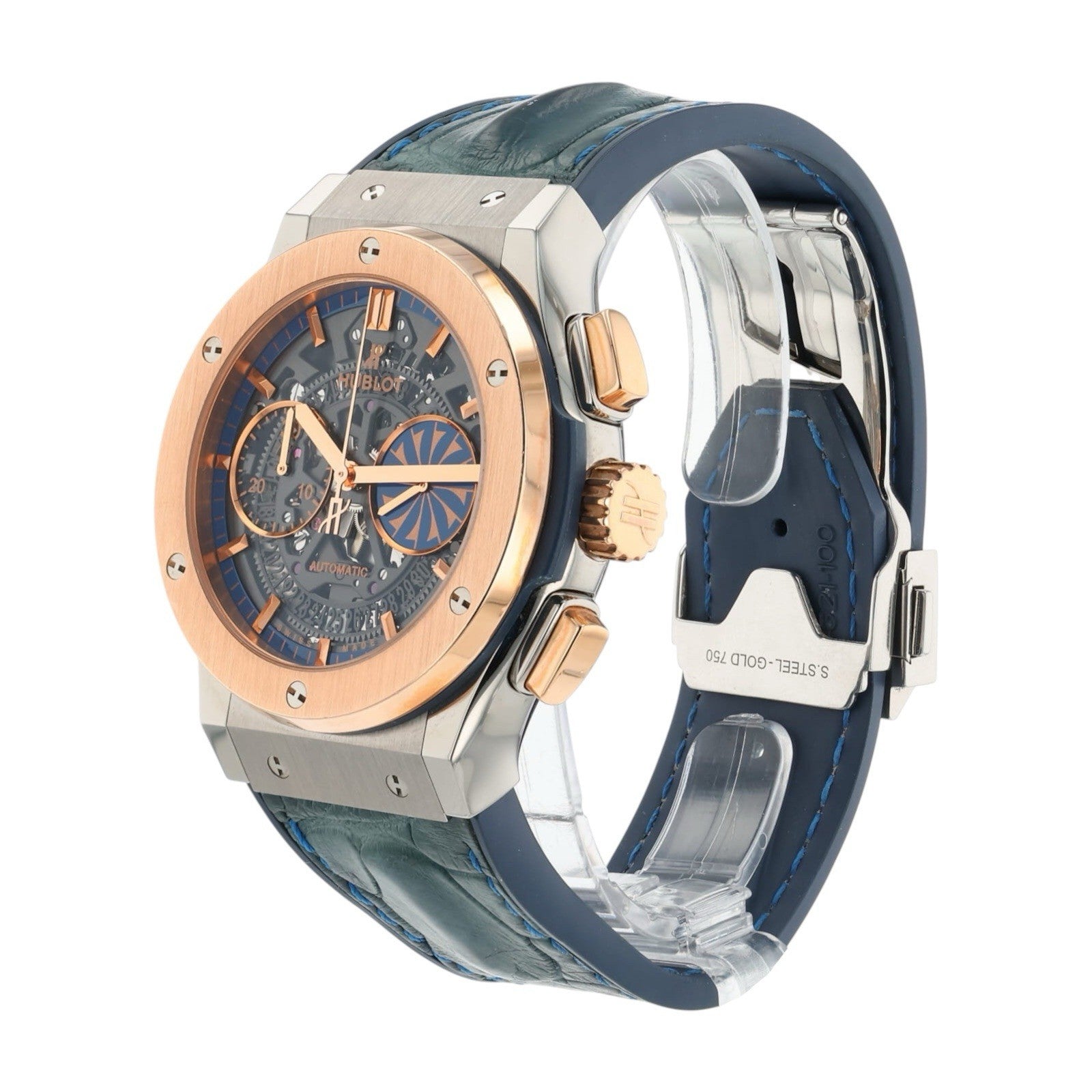 Hublot Classic Fusion 18k Rose Gold Skeleton Dial 44mm Auto 525.NO.0189.HR.MYO15