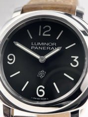 Panerai Luminor Base Logo 44mm Men's Watch PAM01086 Manual Wind Black Dial B&P