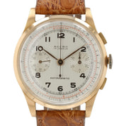 Accro 310 Silver Dial 18k Rose Gold 39.5mm Manual Wind Movement Mens Watch