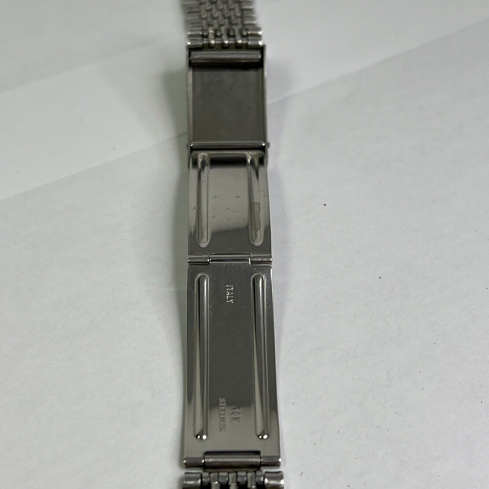 HEUER Gay Freres Beads of Rice 14K Steelinox Bracelet w/ 20mm HLF End Links