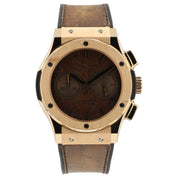 Hublot Classic Fusion Berluti Scritto Brown 18k Gold 45mm 521.OX.0500.VR.BER17