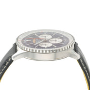 Breitling Navitimer Chronograph B01 Black Dial Steel 46mm Auto Mens AB0137